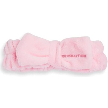 Pretty Pink Bow Headband - Kozmetická čelenka